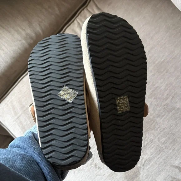 Quince Beige Suede Slip-On Shoes - Picture 2 of 3